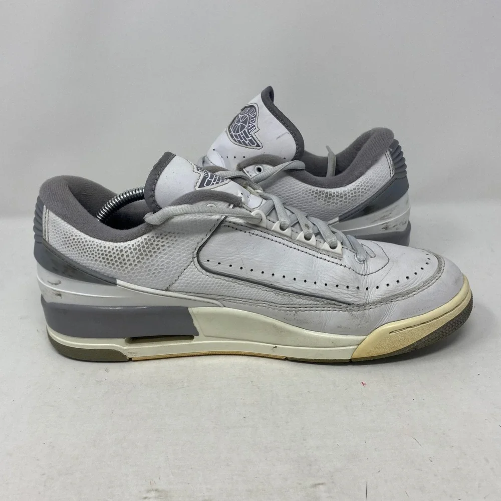 Jordan 2 Retro Low Python White Grey Sneakers FD0383-101 Mens 11